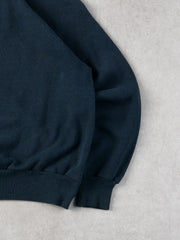 Vintage 90s Navy Blue Ultra Sweats Blank Crewneck (S)