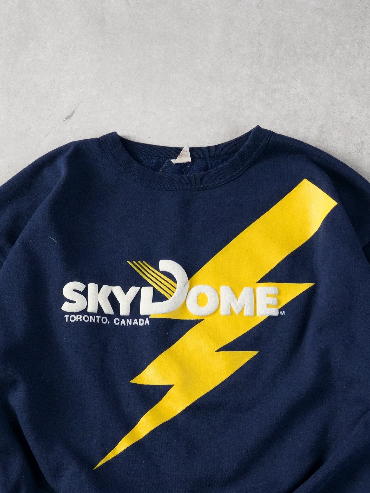 Vintage Navy Blue SkyDome Toronto Canada Lightning Crewneck (L)