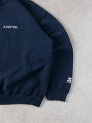 Vintage 90s Navy Blue Starters Crewneck (L)