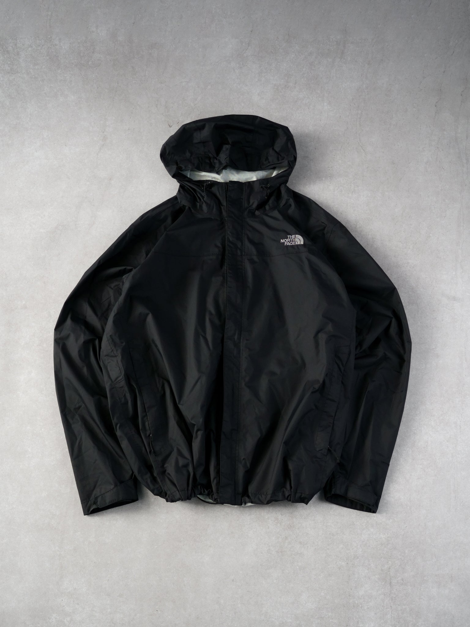 Vintage Black Northface Venture Mountain Shell Jacket (XL)