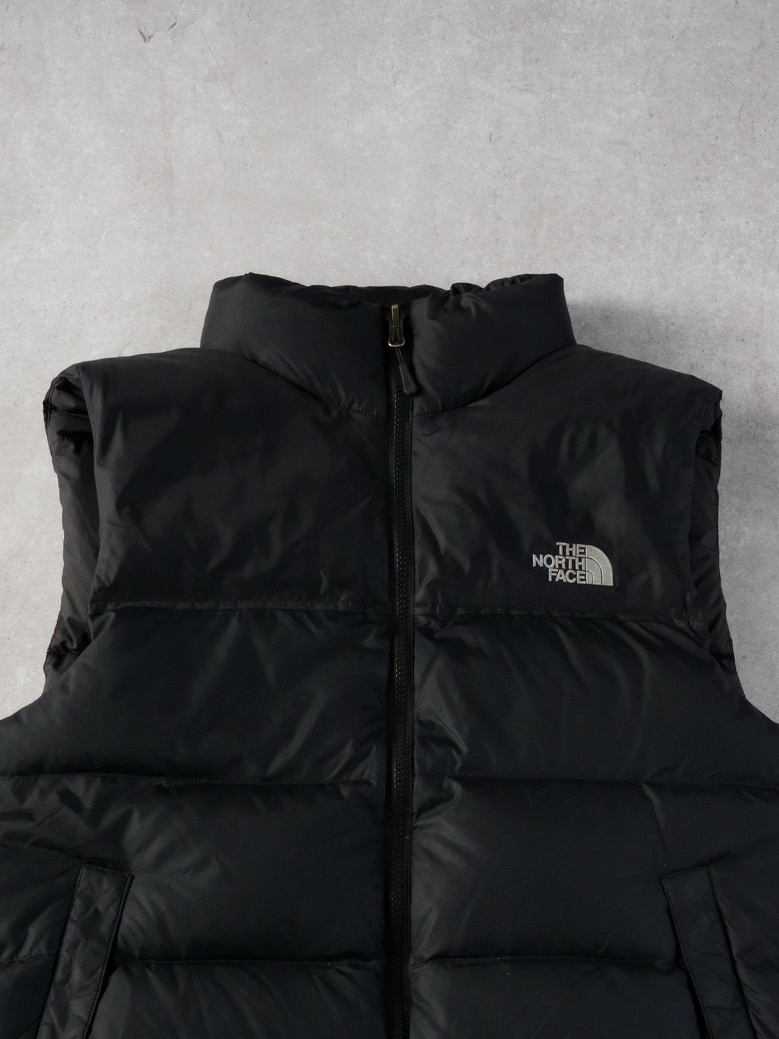 Vintage 90s Black Northface Nuptse 700 Puffer Vest (L)