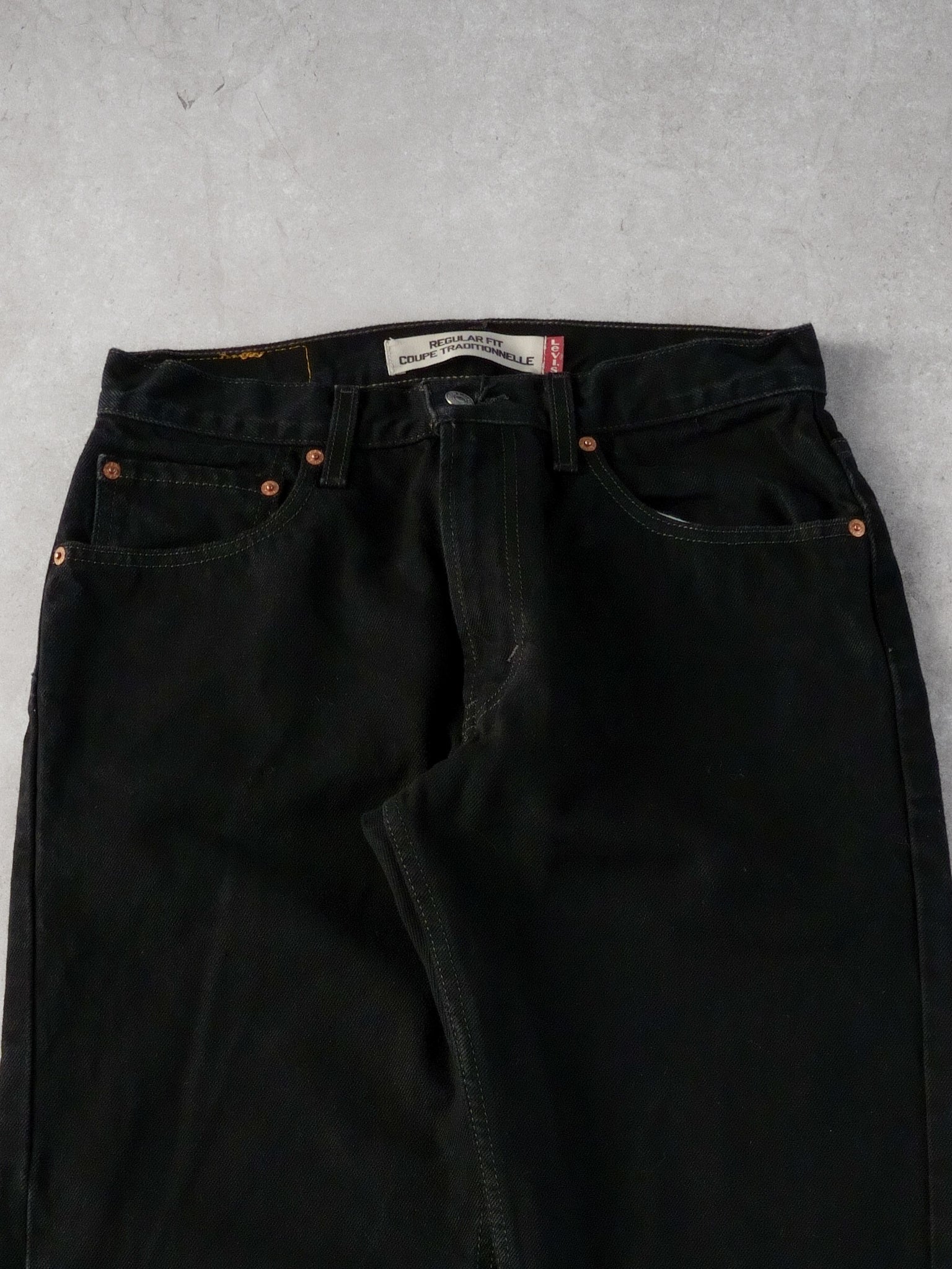 Vintage 90s 505 Black Levi's Denim Jeans (32x30)