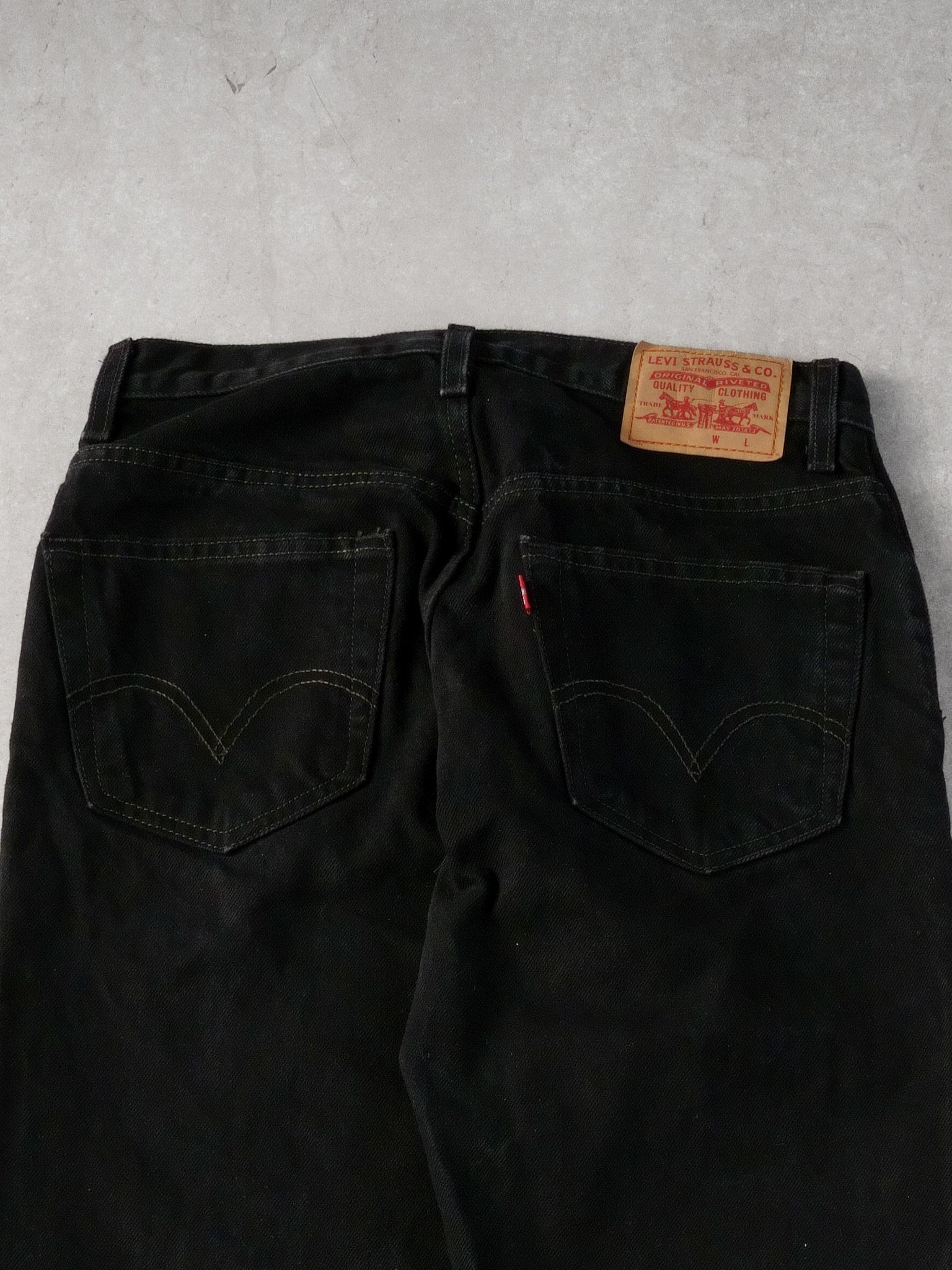 Vintage 90s 505 Black Levi's Denim Jeans (32x30)