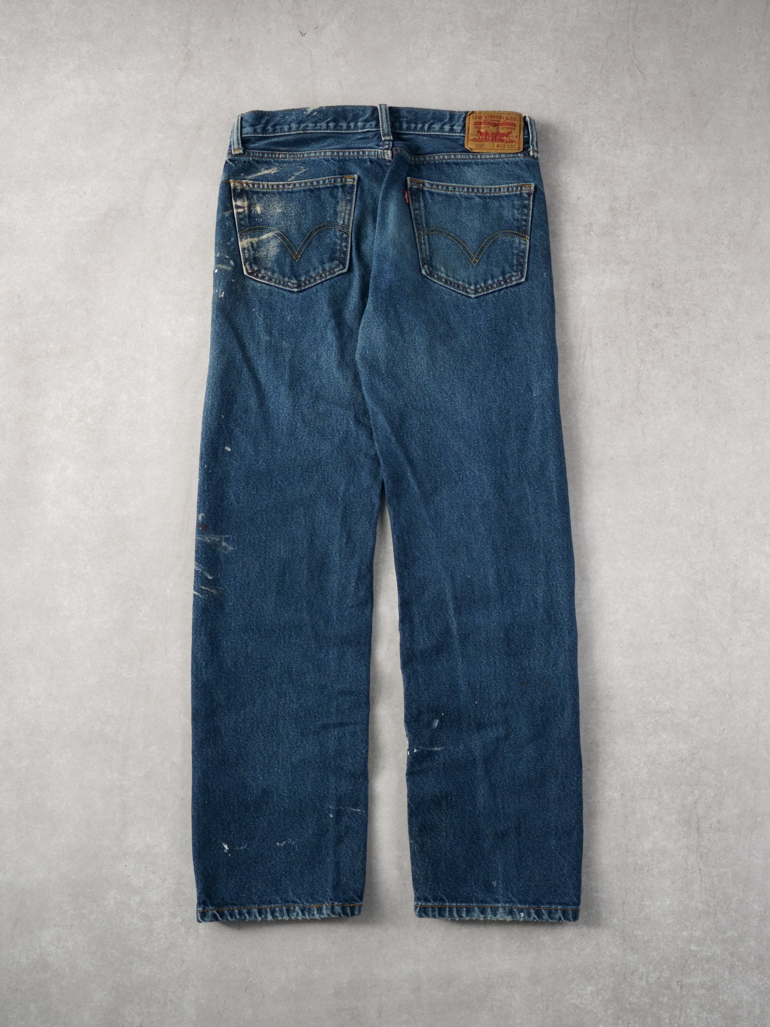 Vintage 90s Blue Levi's 505 Denim Jeans (33x32)