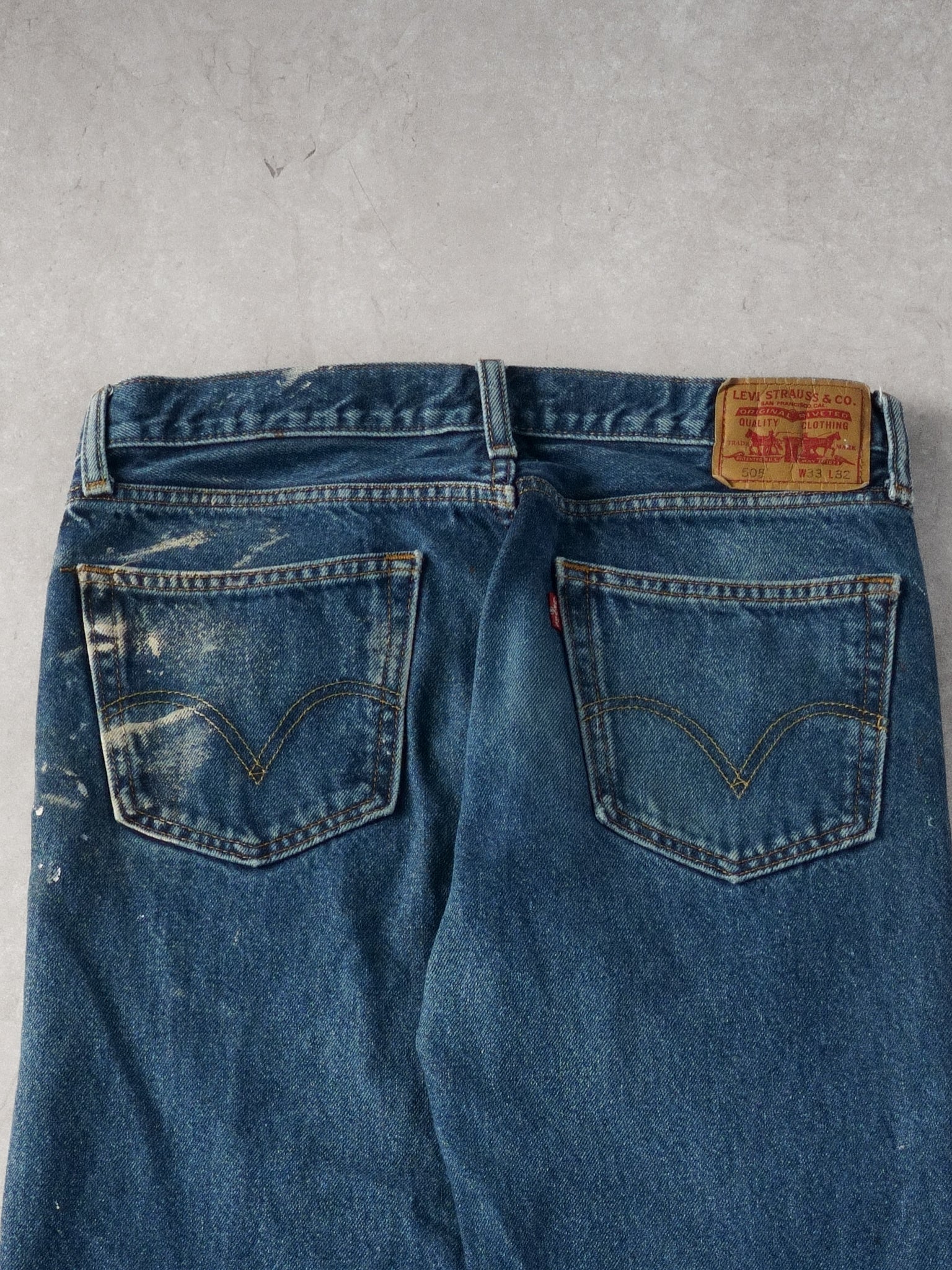 Vintage 90s Blue Levi's 505 Denim Jeans (33x32)