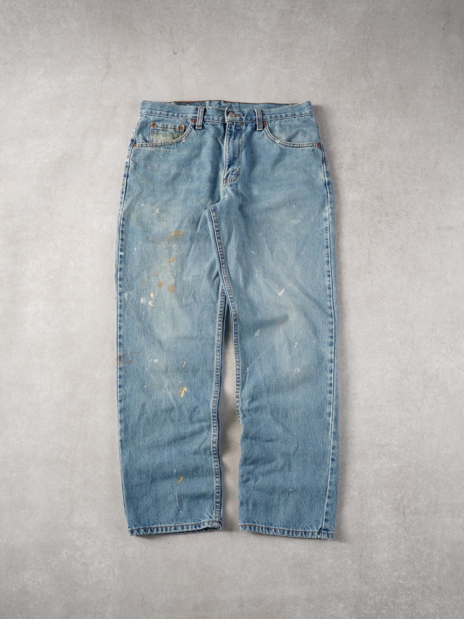 Vintage 90s Washed Blue Levi's Denim Jeans (34x30)