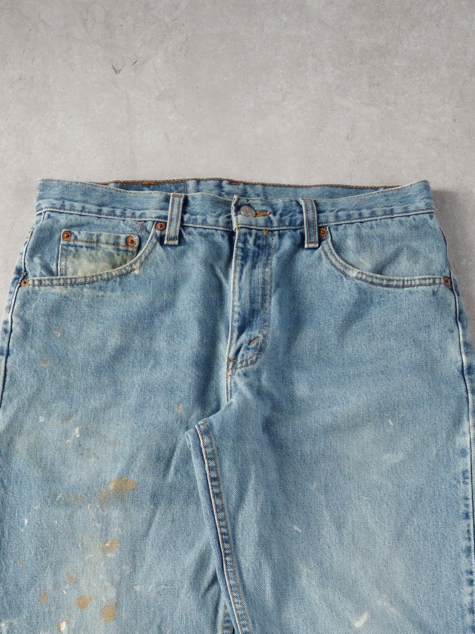 Vintage 90s Washed Blue Levi's Denim Jeans (34x30)