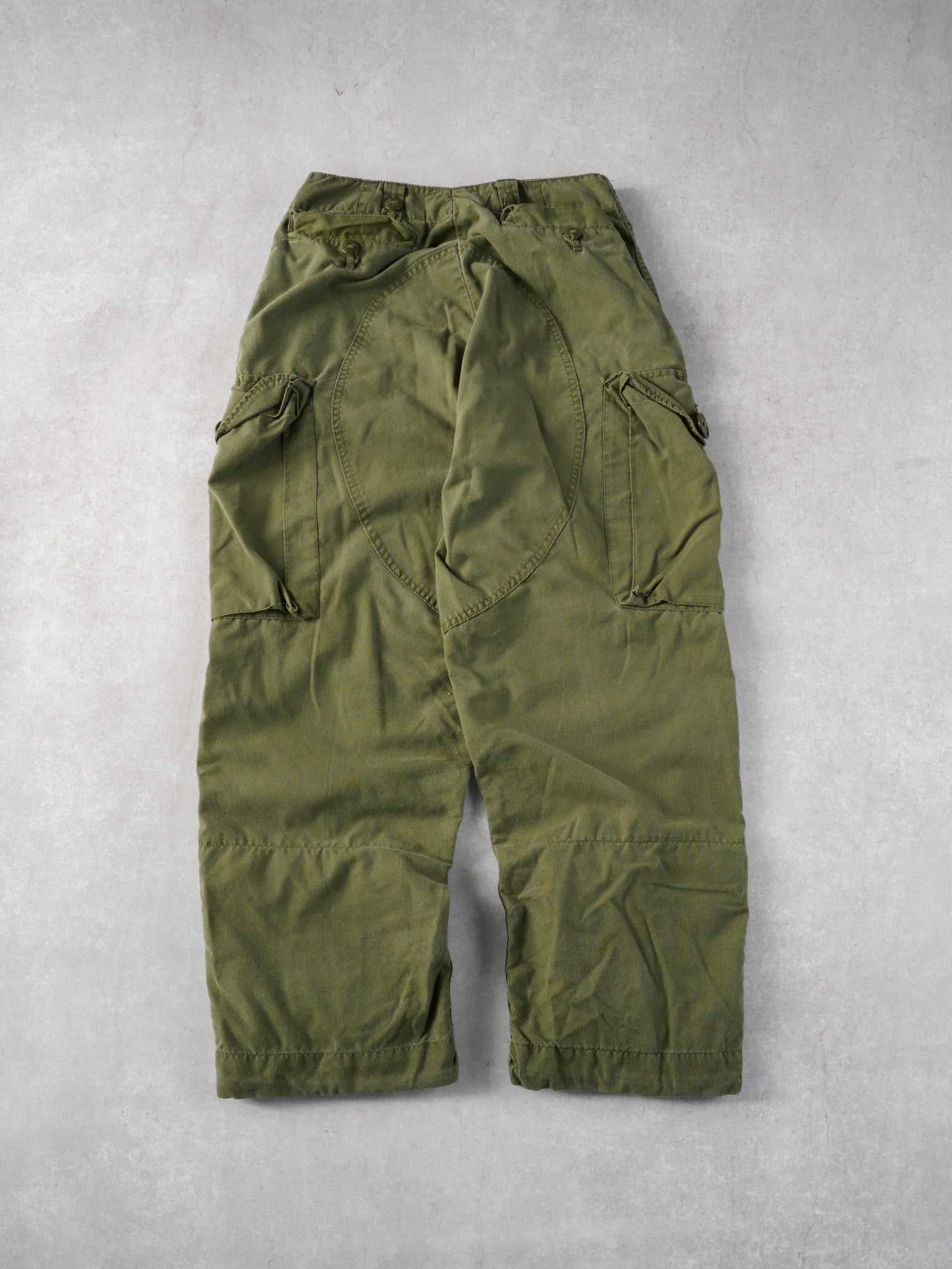 Vintage 90s Green Army Parachute Cargo Pants (30x29)
