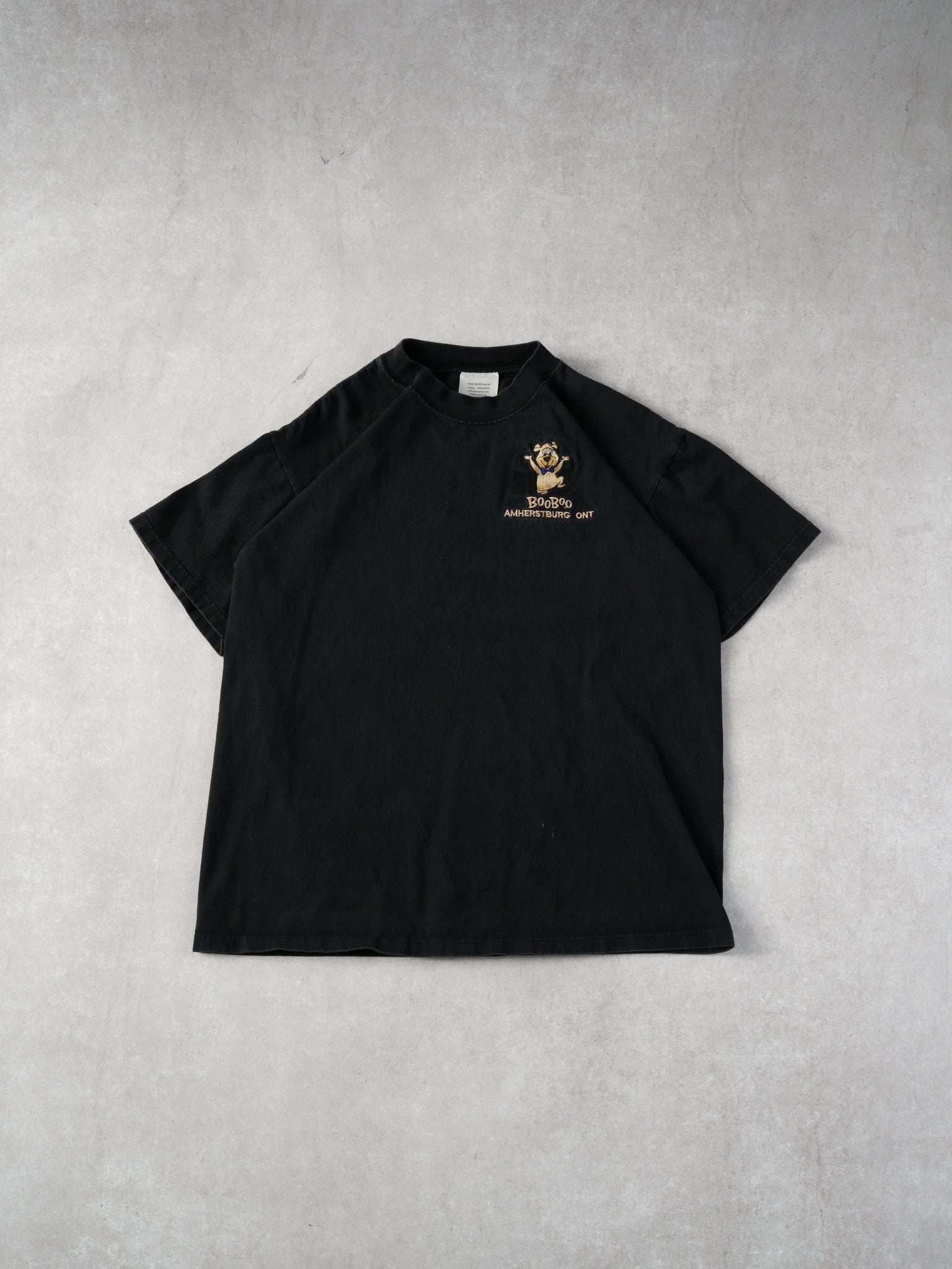 Vintage 90s Black Booboo Yogi Bear Single Stitch Tee (M)