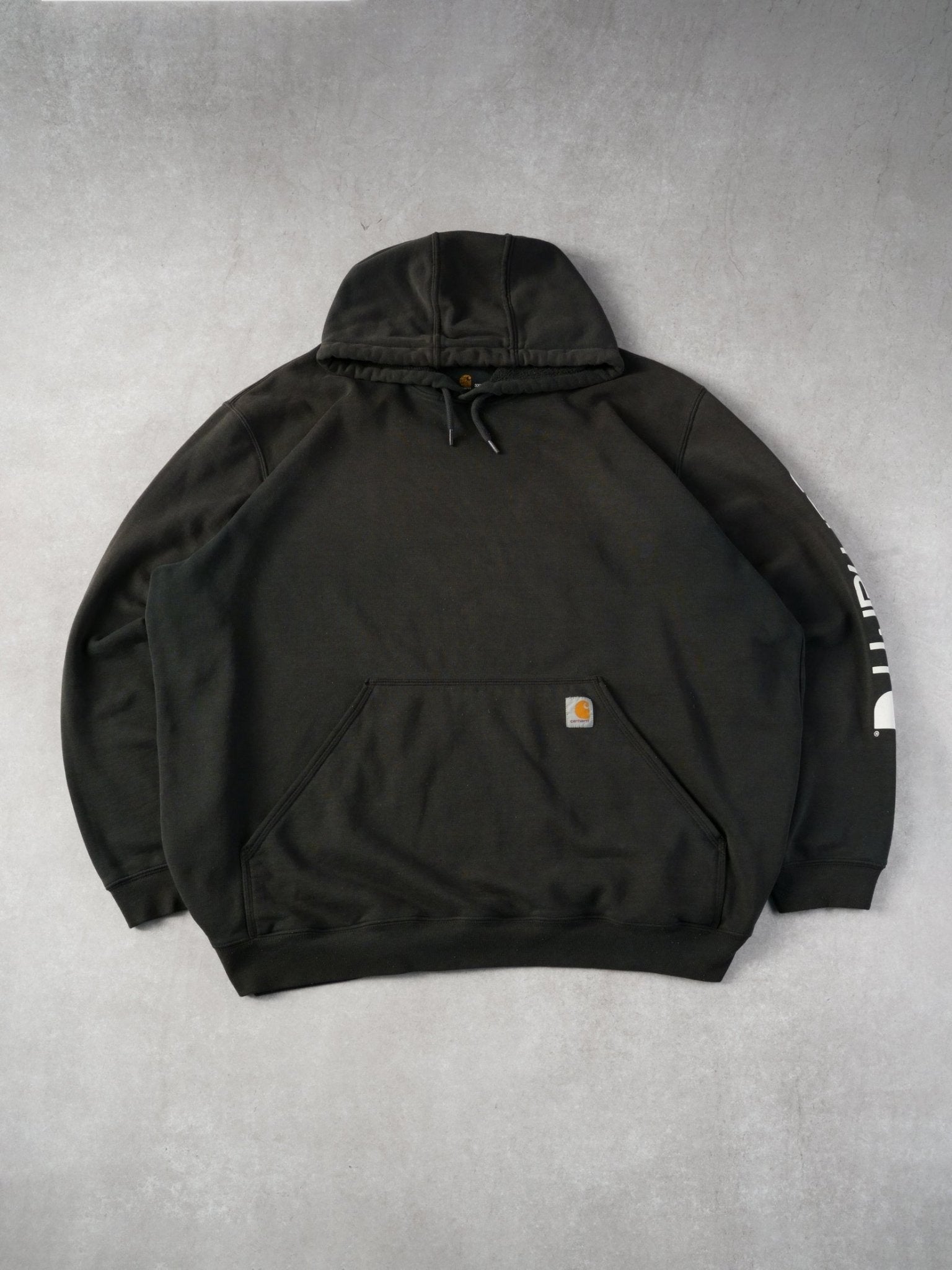Vintage Y2K Grey Carhartt Workwear Hoodie (XXXL)