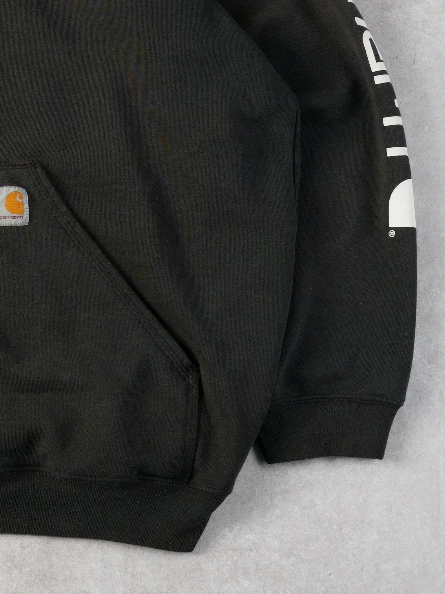 Vintage Y2K Grey Carhartt Workwear Hoodie (XXXL)