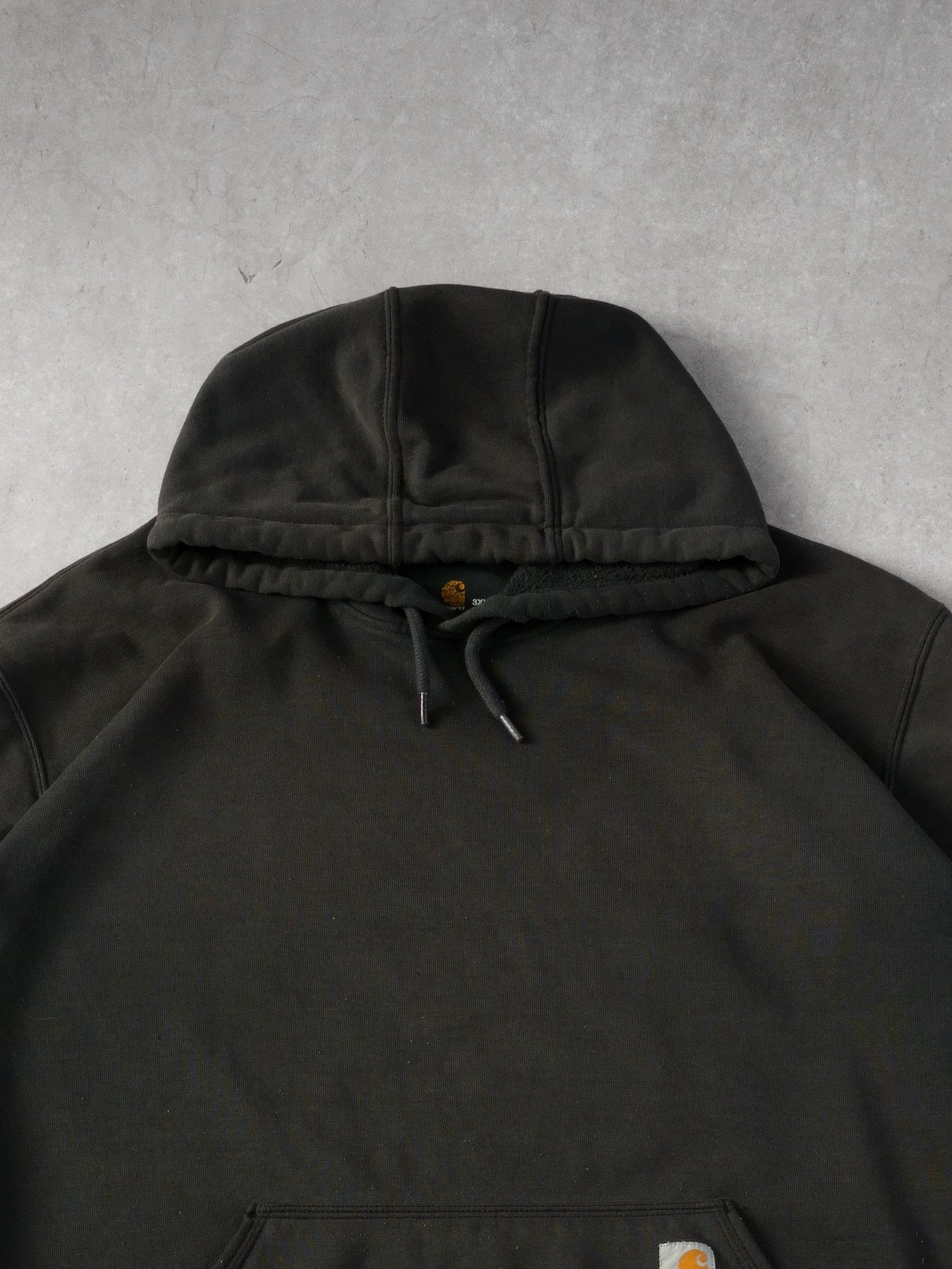 Vintage Y2K Grey Carhartt Workwear Hoodie (XXXL)