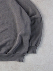 Vintage 90s Washed Grey Hanes Blank Crewneck (L)