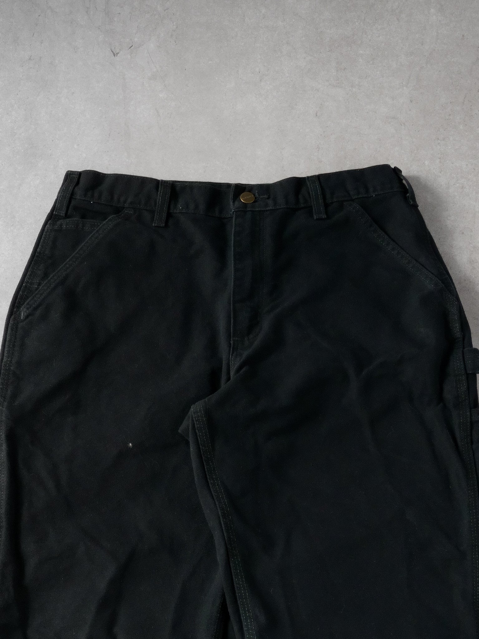 Vintage 90s Black Carhartt Workwear Carpenter Pants (32x30)