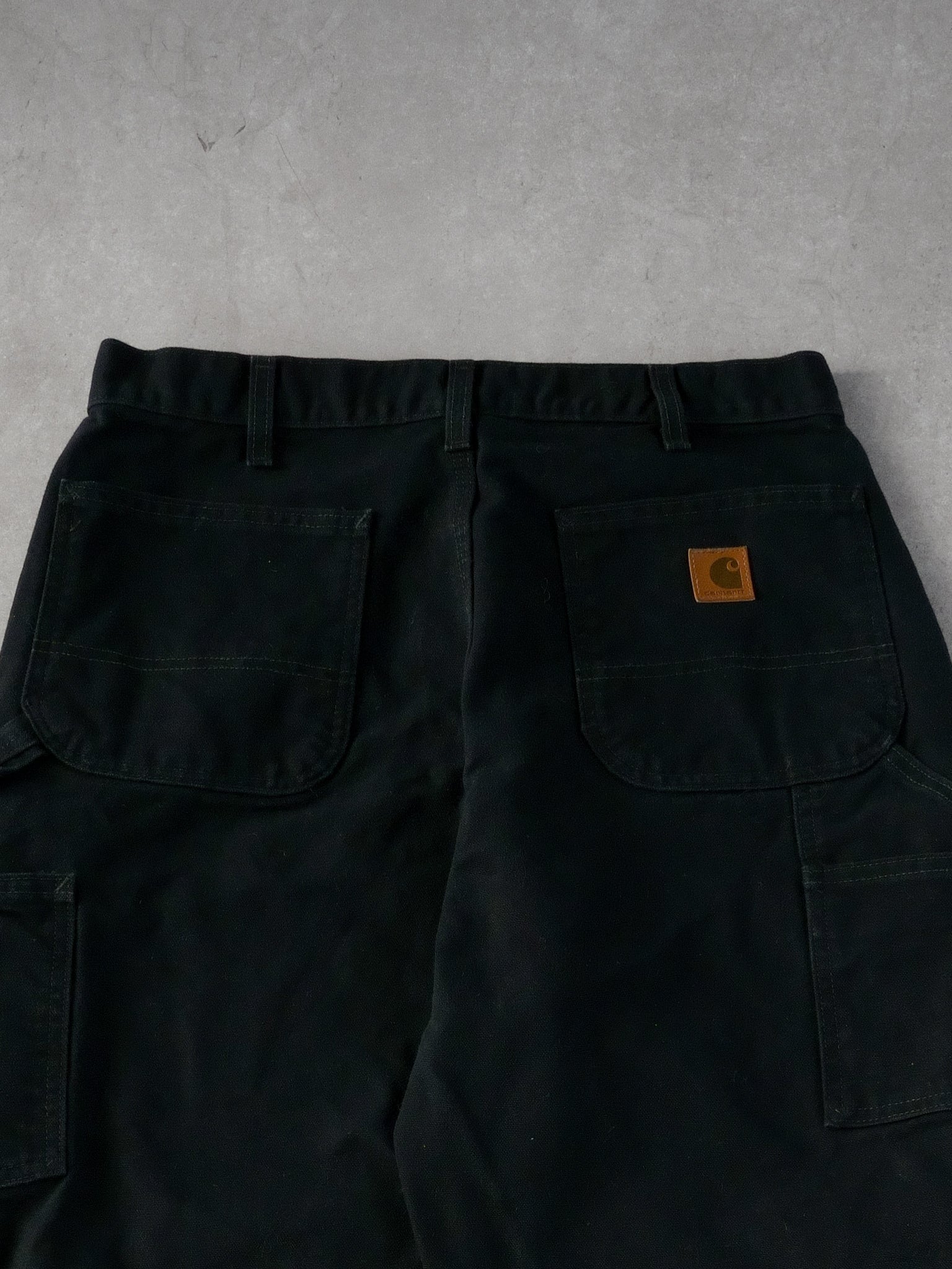 Vintage 90s Black Carhartt Workwear Carpenter Pants (32x30)
