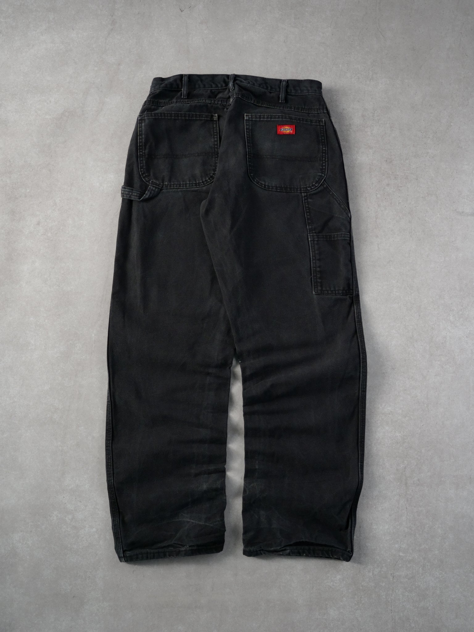 Vintage 90s Washed Black Dickies Carpenter Pants (32x33