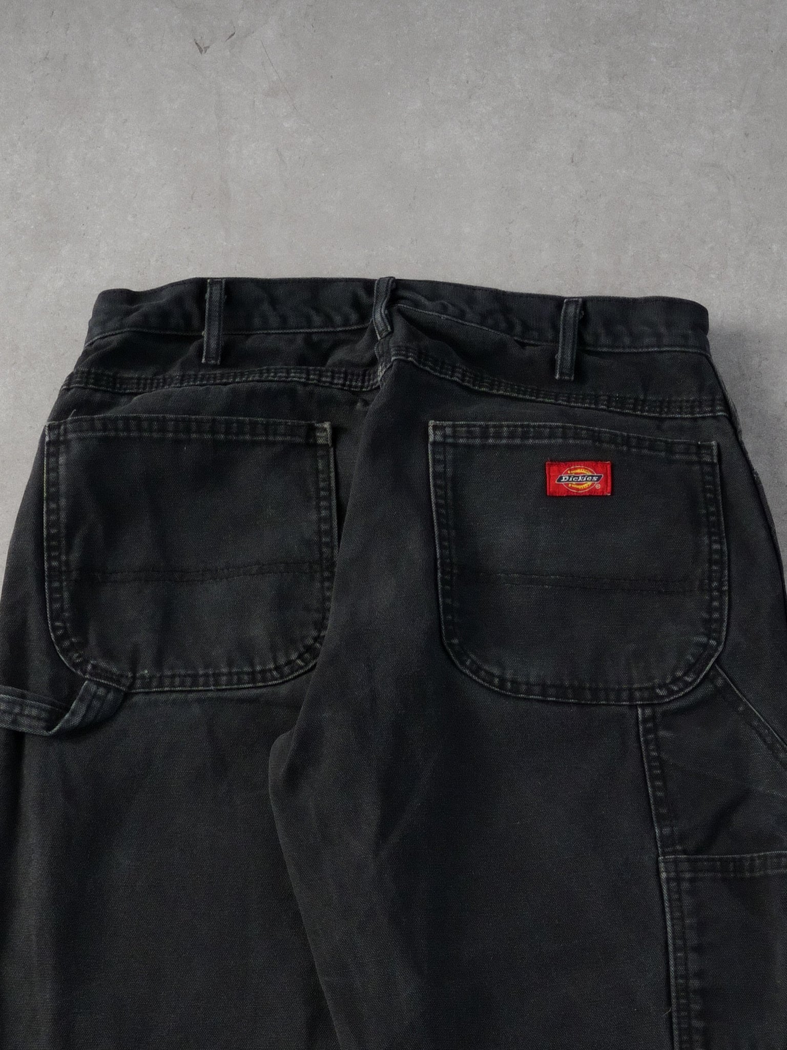 Vintage 90s Washed Black Dickies Carpenter Pants (32x33
