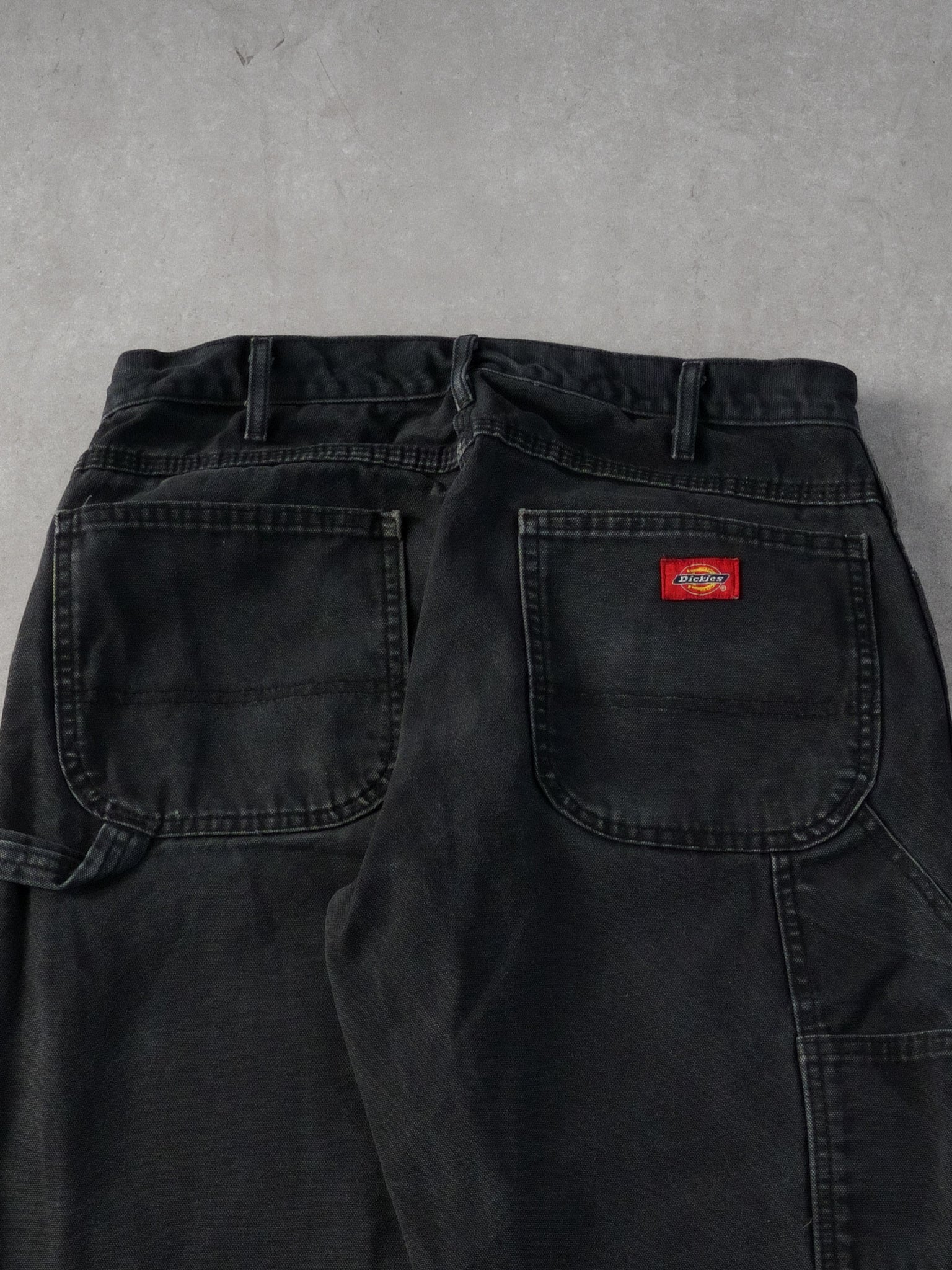 Vintage 90s Washed Black Dickies Carpenter Pants (32x33)