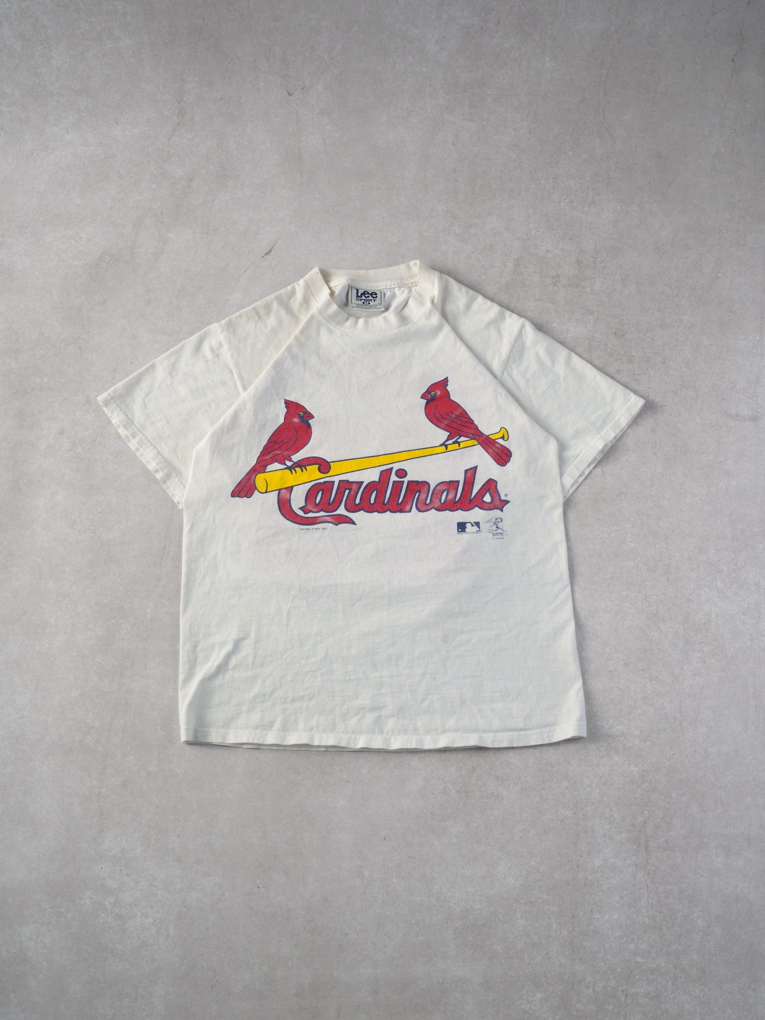 Vintage 95' White St Louis Cardinals #25 Mcgwire MLB Graphic Tee (M)