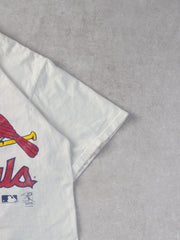 Vintage 95' White St Louis Cardinals #25 Mcgwire MLB Graphic Tee (M)