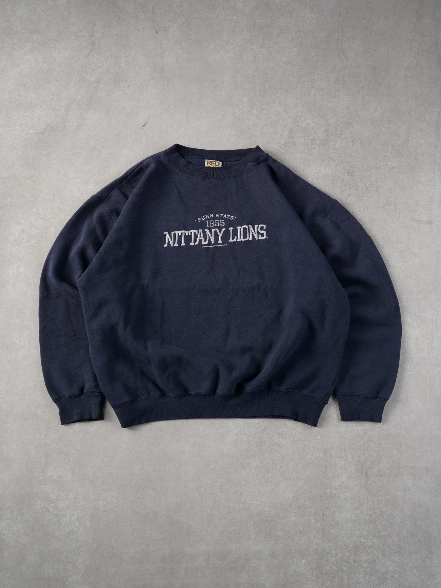 Vintage 90s Navy Blue Penn State Lions Crewneck (XL)