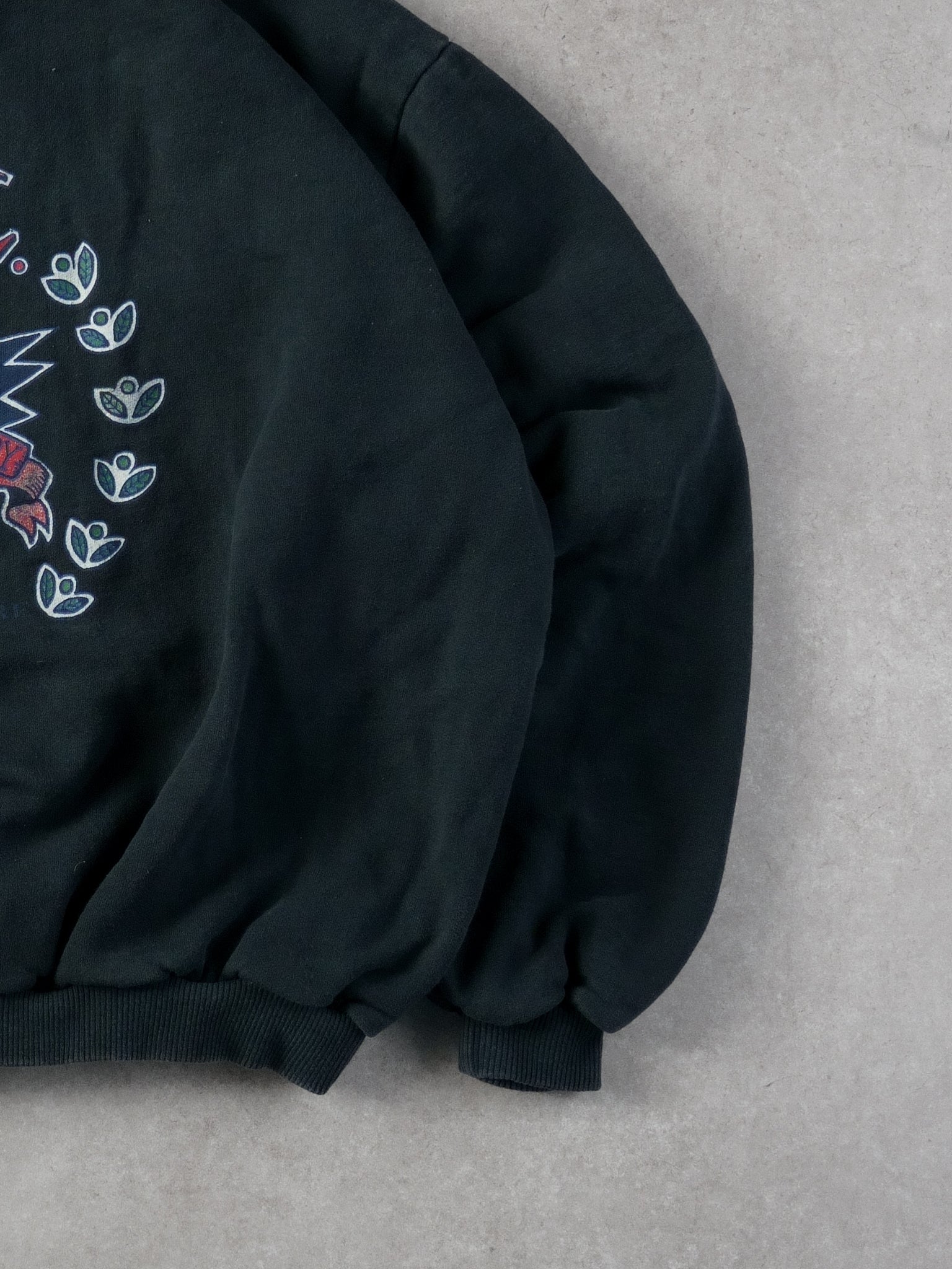 Vintage 94' Black Dirty Veritas Laundry "VDL" Graphic Tee (L)
