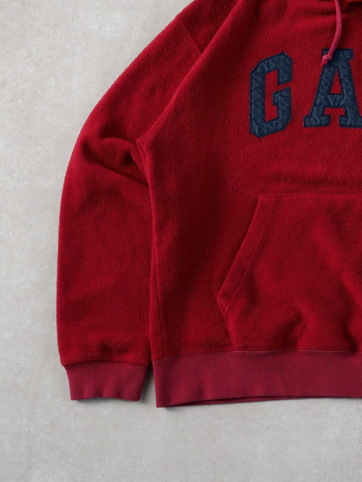 Vintage 90s Red Gap Fleece Hoodie (M)