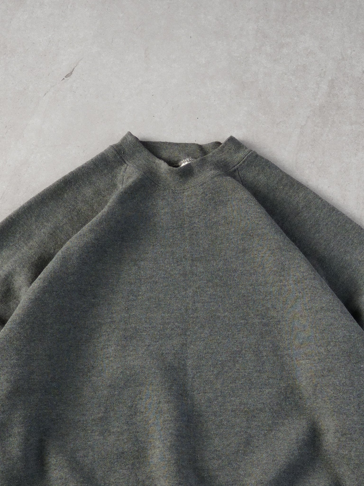 Vintage 90s Grey Fruit Of The Loom Blank Crewneck (M)