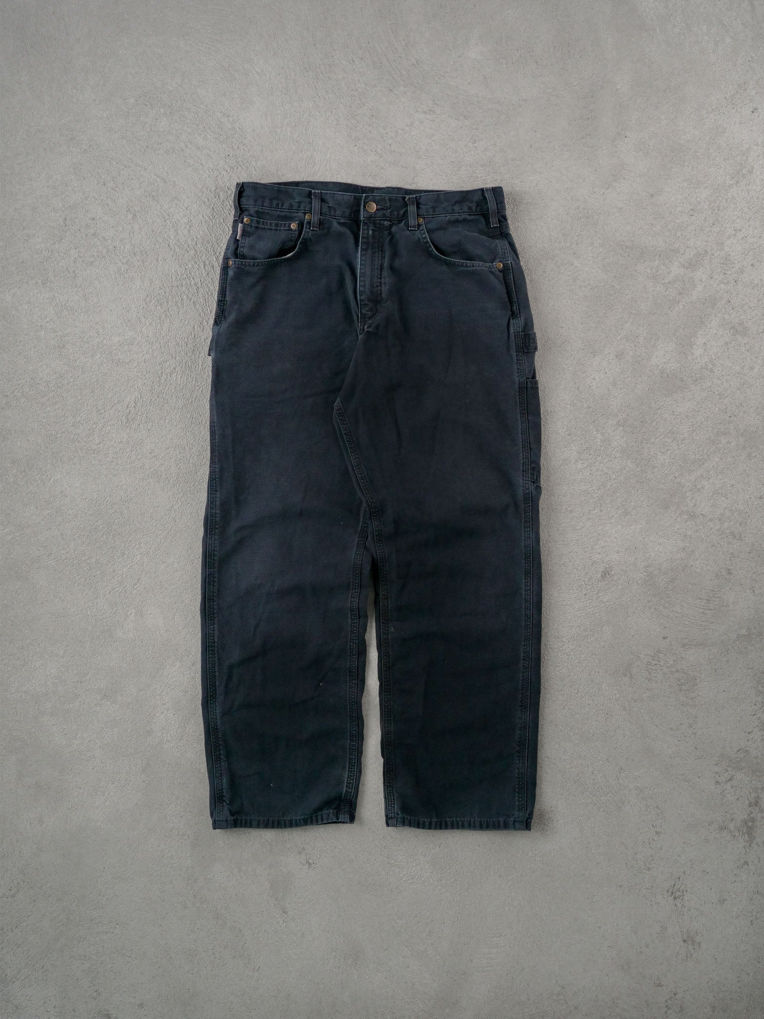 Vintage 90s Black Carhartt Carpenter Pants (34x30)