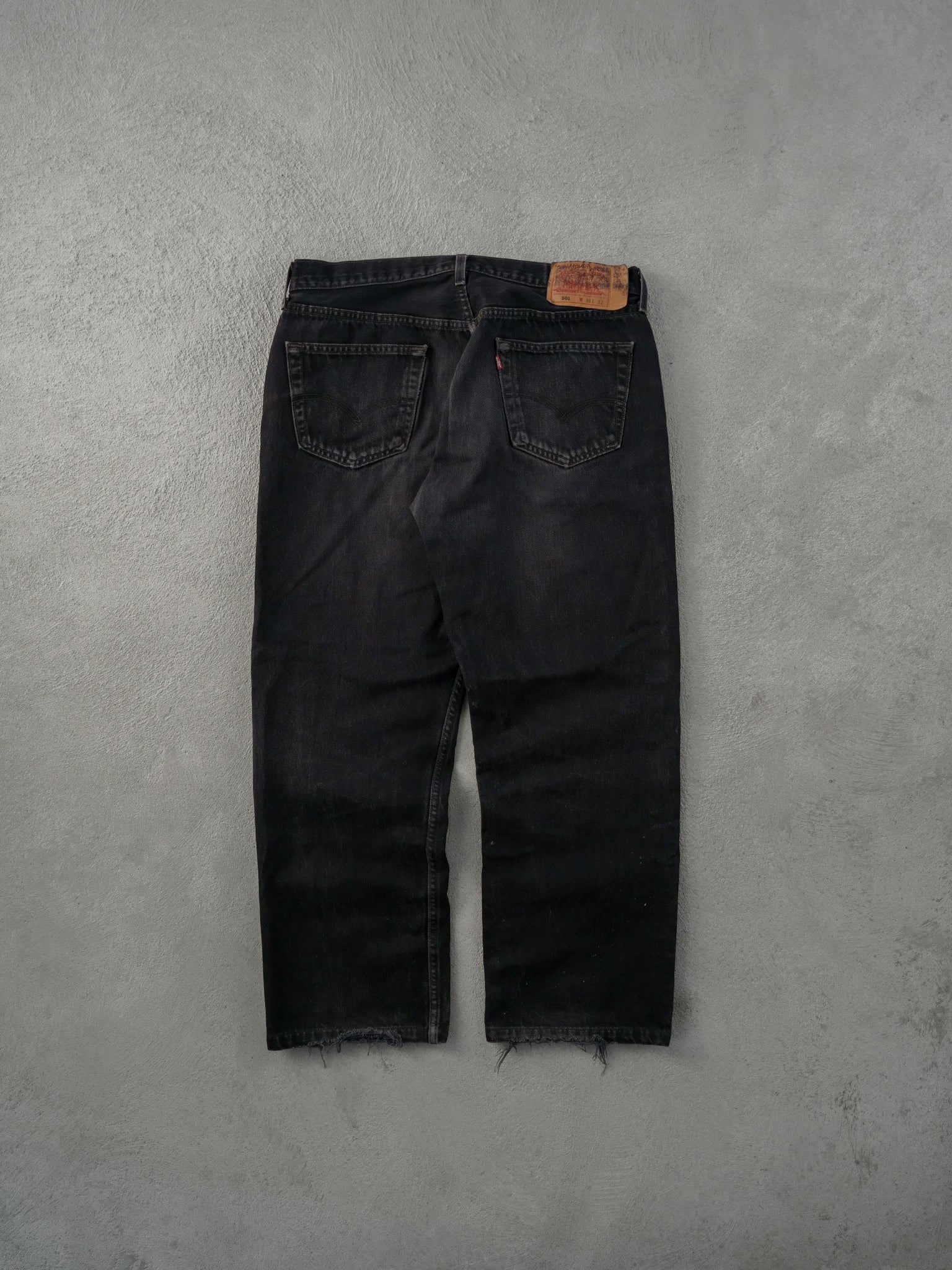 Vintage 90s Black Levi's 501 Denim Pants (36x28)
