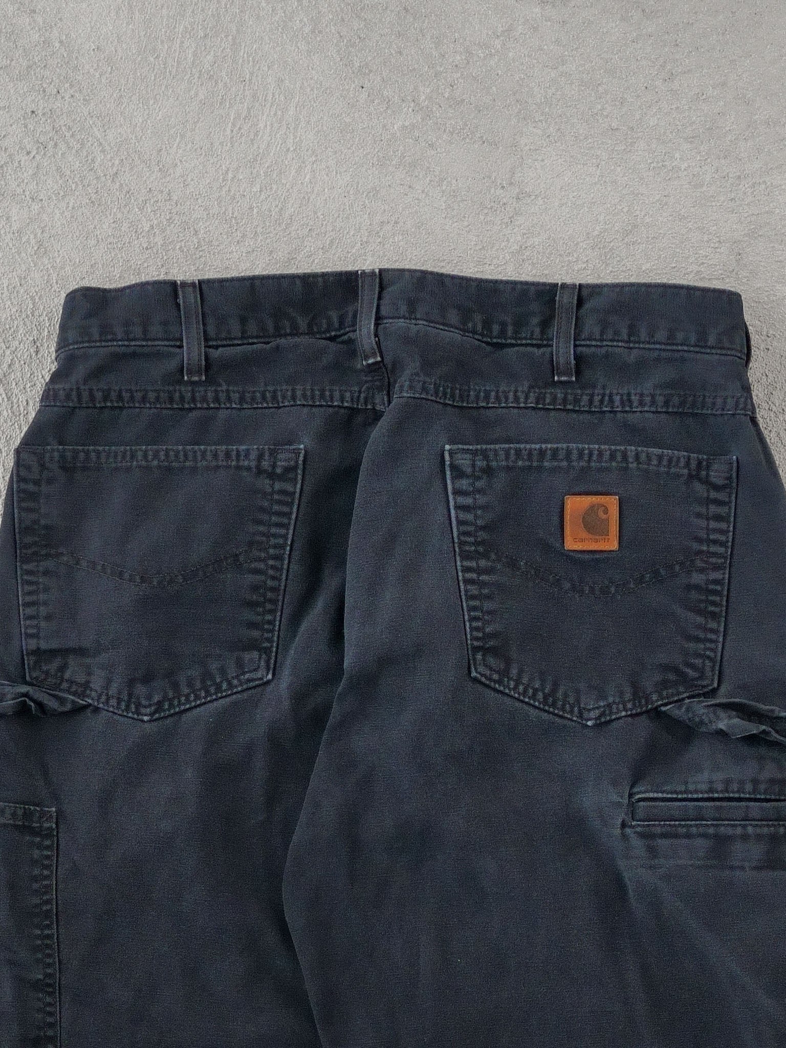 Vintage 90s Black Carhartt Carpenter Pants (34x30)
