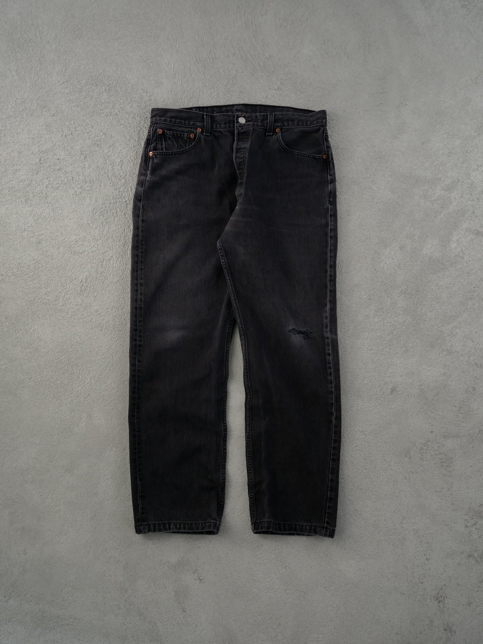 Vintage 90s Black Levi's 501 Denim Pants (36x28)