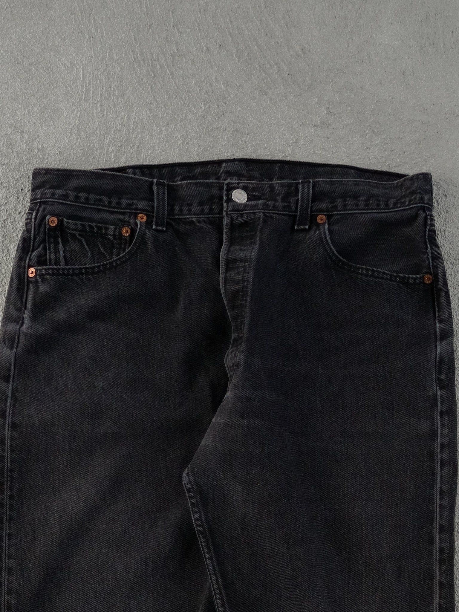 Vintage 90s Black Levi's 501 Denim Pants (36x28)