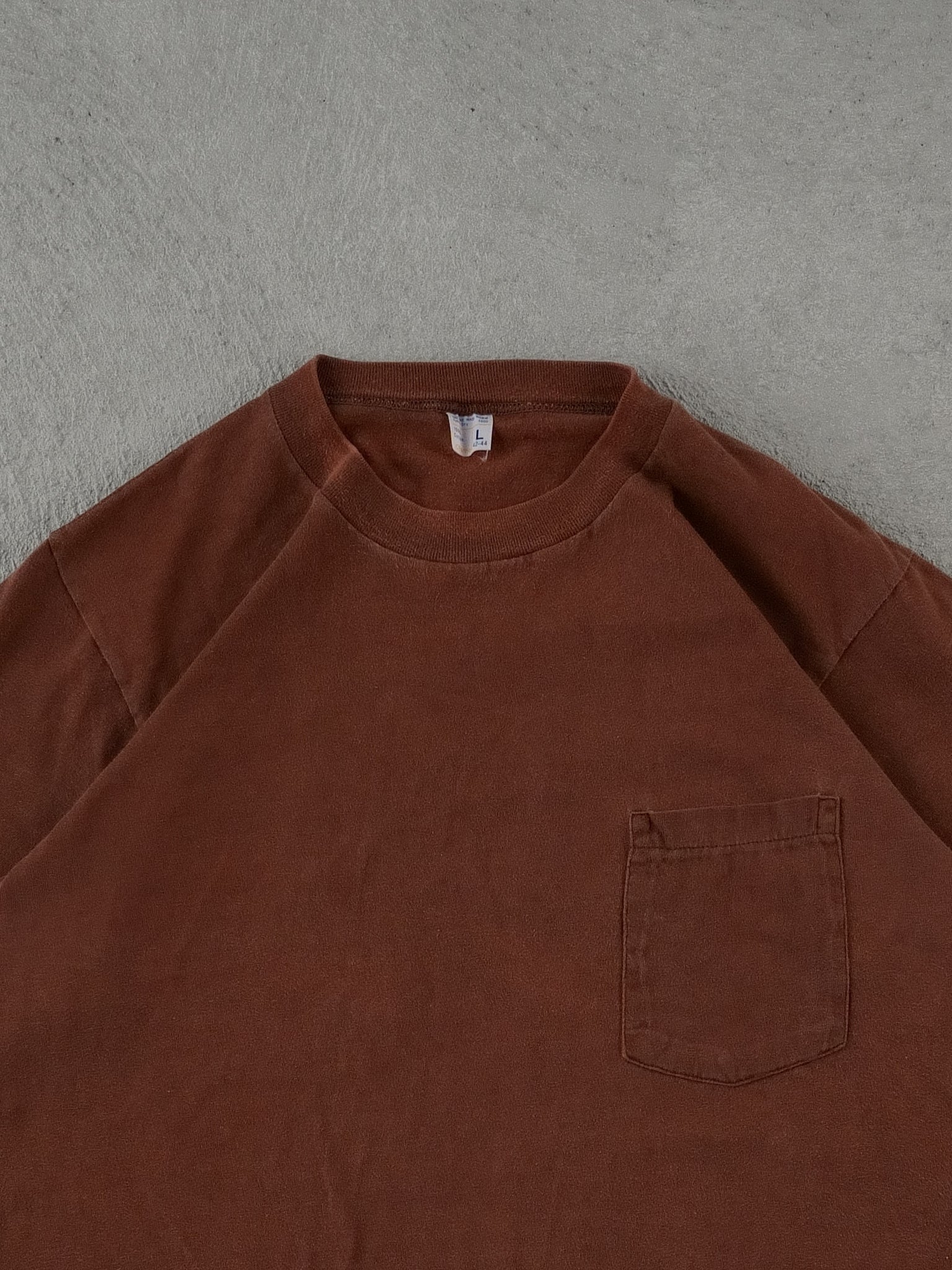 Vintage 90s Brown JC Penny Blank Tee (S)