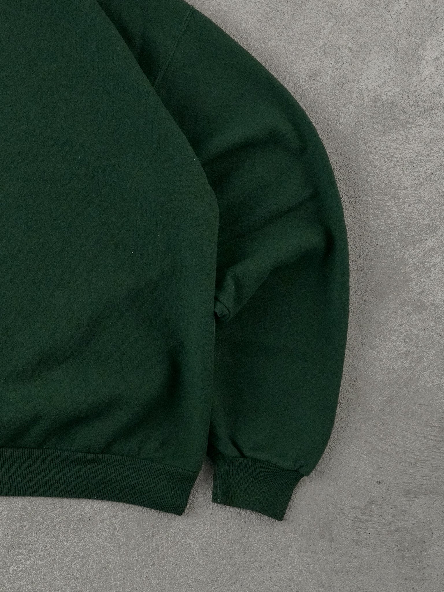 Vintage 90s Pine Green Jerseys Blank Crewneck (L)