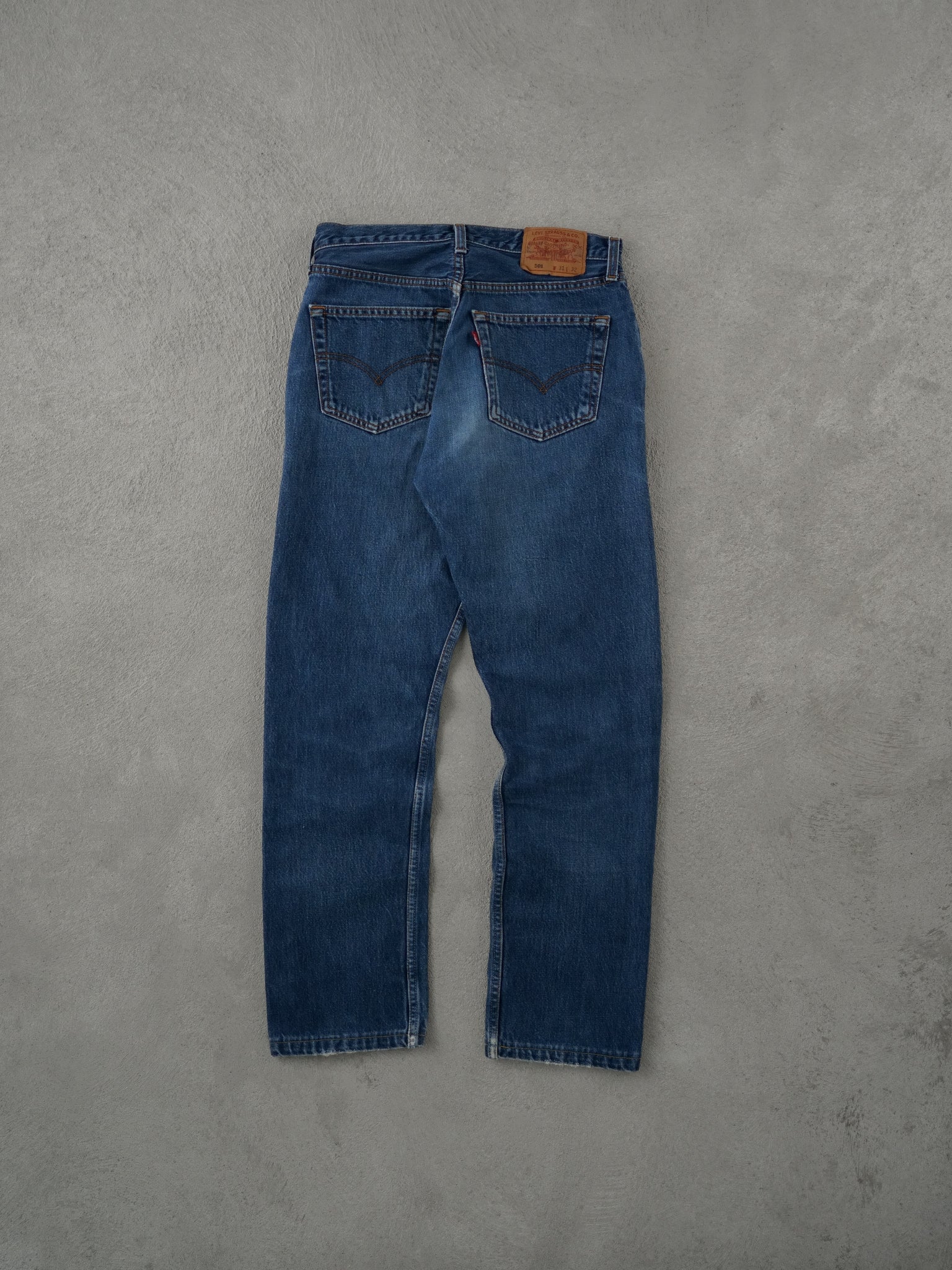 Vintage 90s Blue Levi's 501 Denim Jeans (31x30)
