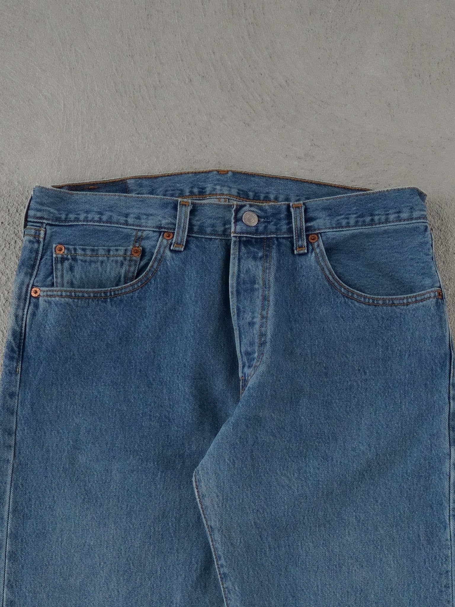 Vintage 90s Blue Levi's 501 Denim Jeans (32x34)