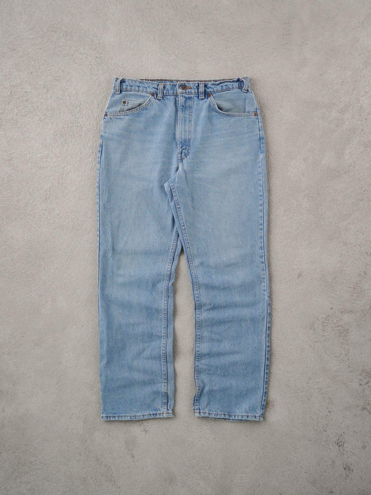 Vintage 70s Light Blue Levi's 619 Denim Jeans (34x30)