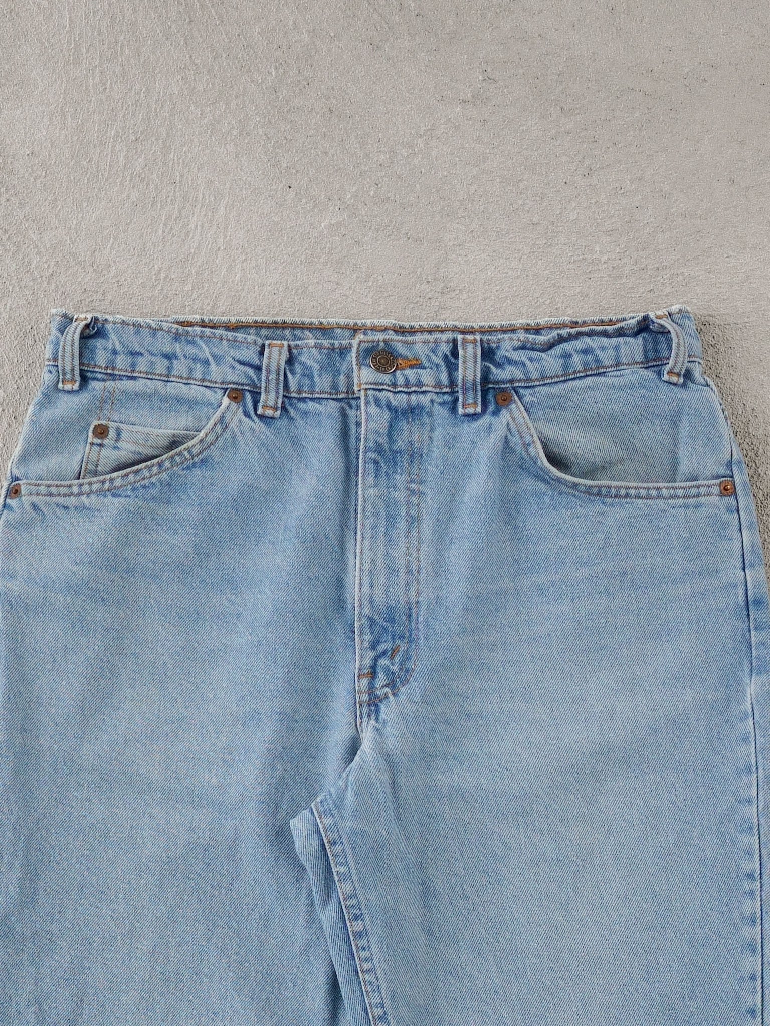 Vintage 70s Light Blue Levi's 619 Denim Jeans (34x30)
