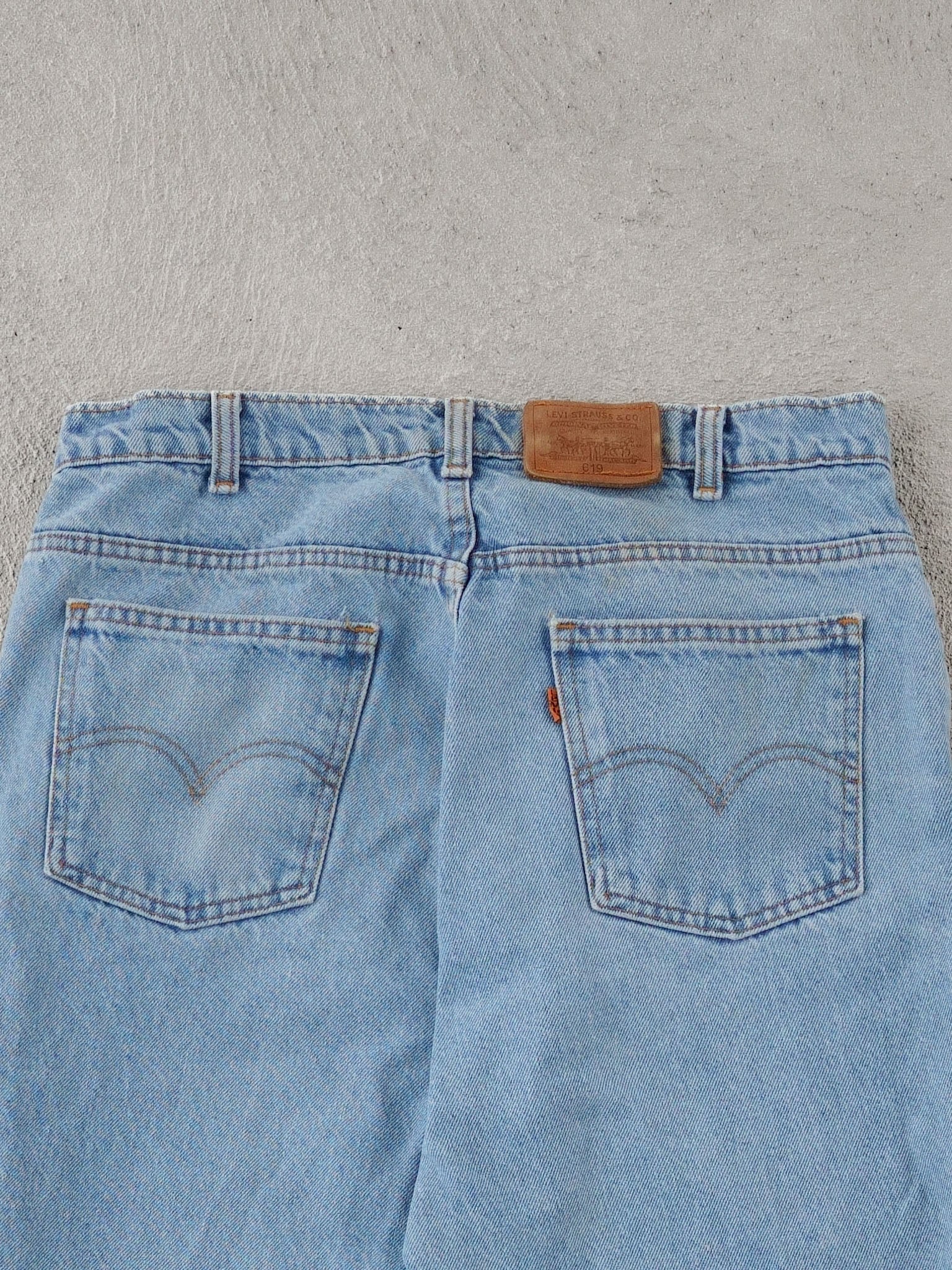 Vintage 70s Light Blue Levi's 619 Denim Jeans (34x30)
