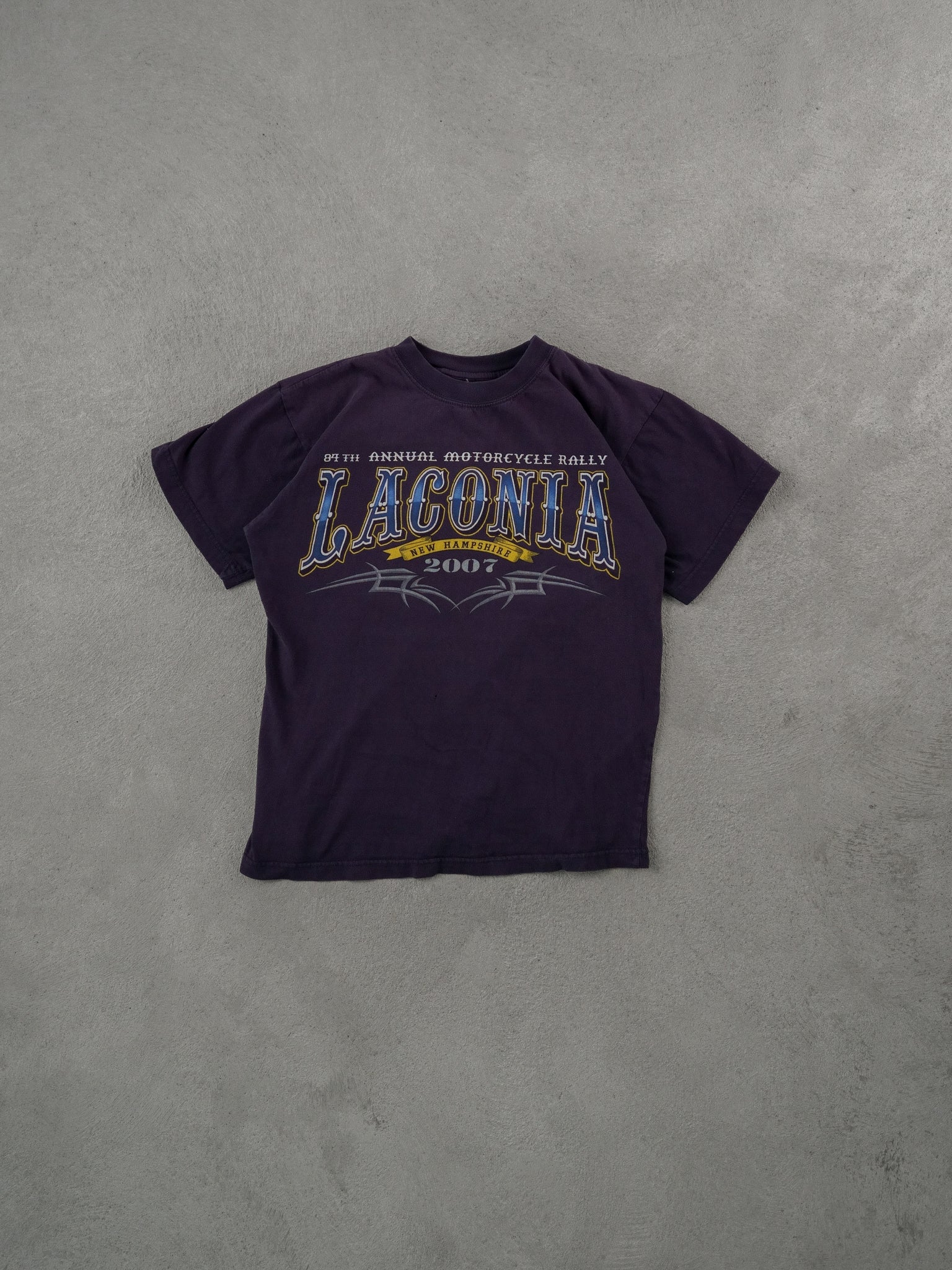Vintage 07' Washed Blue Laconia Graphic Tee (S)