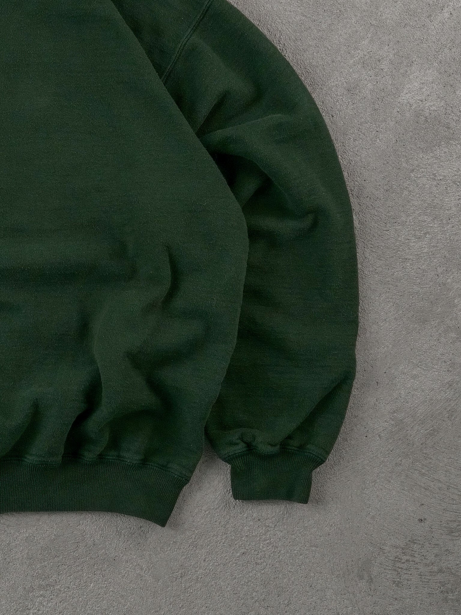 Vintage 90s Faded Pine Green Cutrate Turtleneck (L)