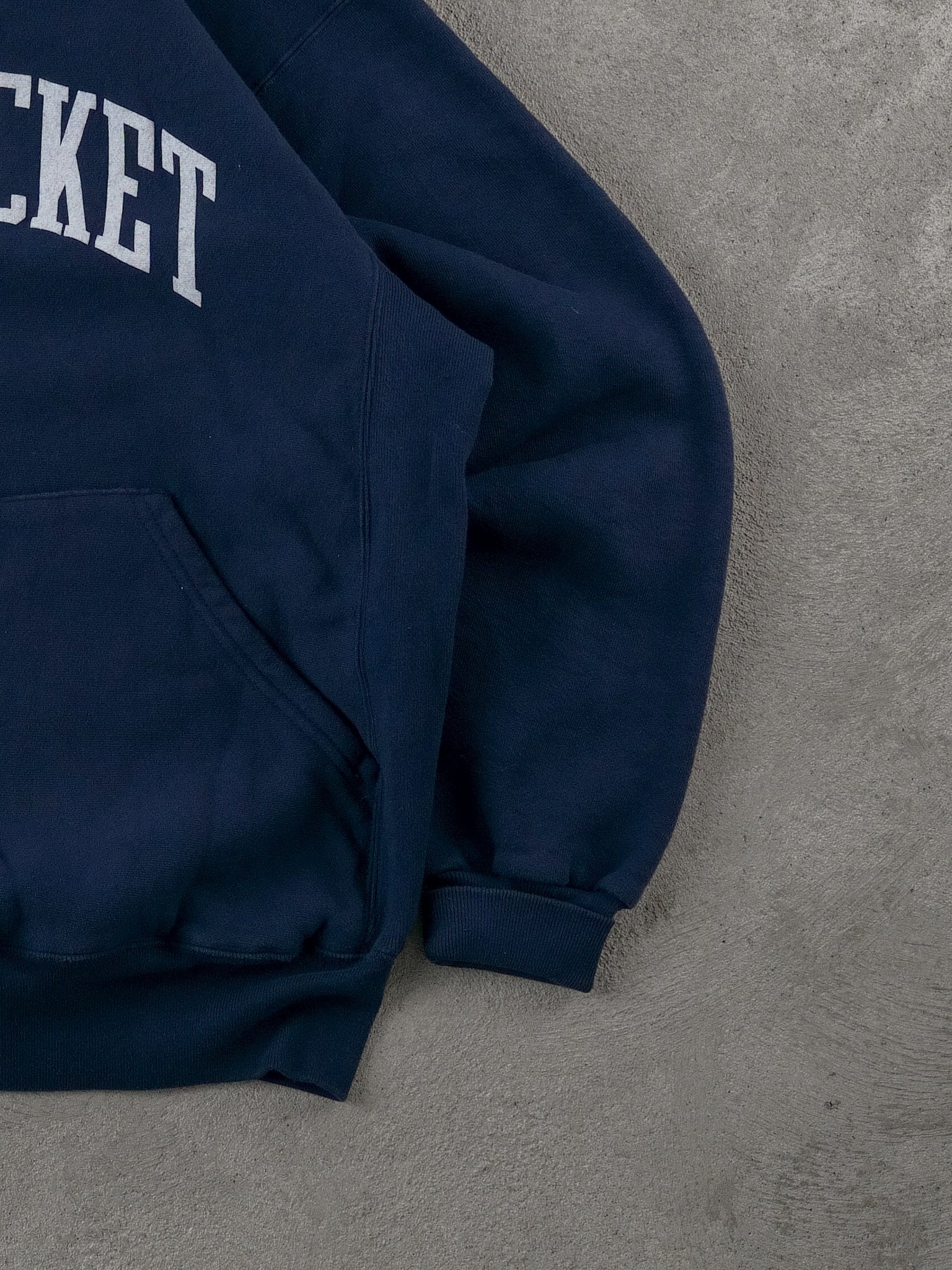 Vintage 90s Navy Blue Nantucket Collared Crewneck (L)