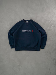 Vintage Y2k Navy Blue Roots Athletics Crewneck (M)