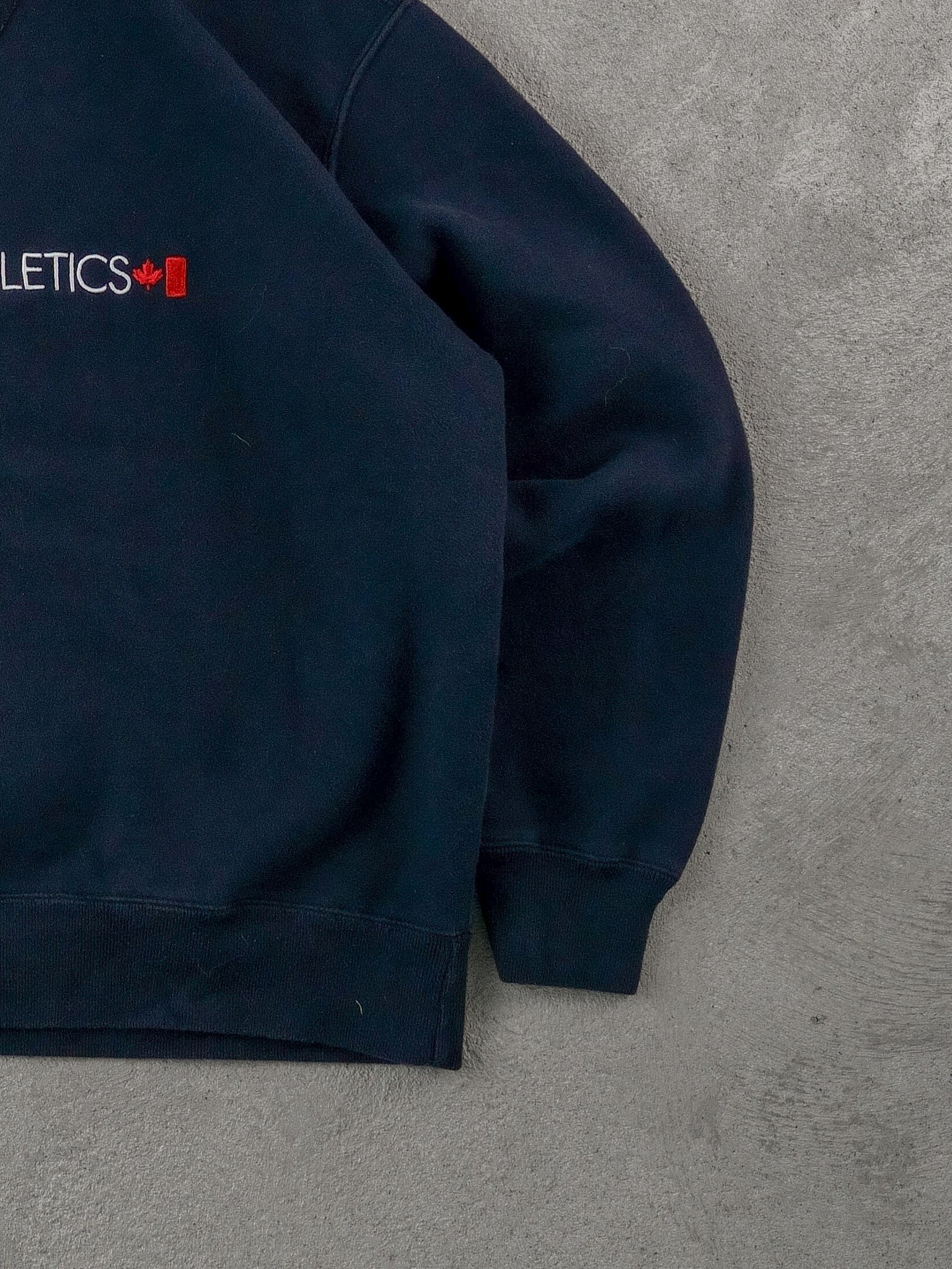 Vintage Y2k Navy Blue Roots Athletics Crewneck (M)