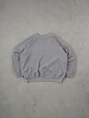 Vintage 90s Grey Blank Crewneck (L)