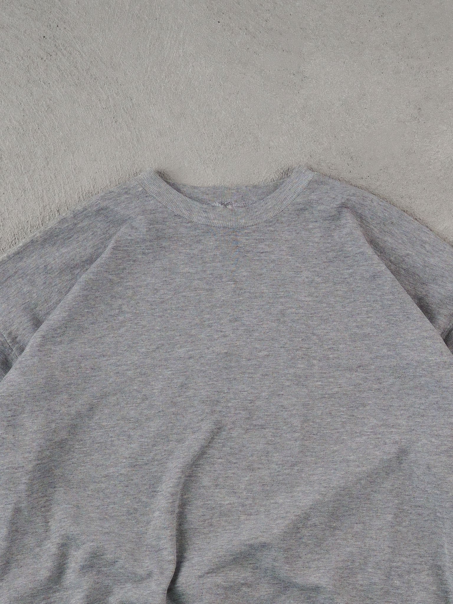 Vintage 90s Grey Blank Crewneck (L)