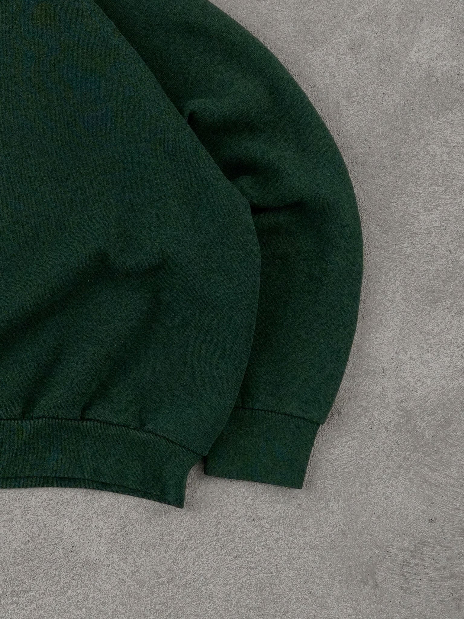 Vintage 90s Pine Green Fruit Of The Loom Crewneck (S/M)