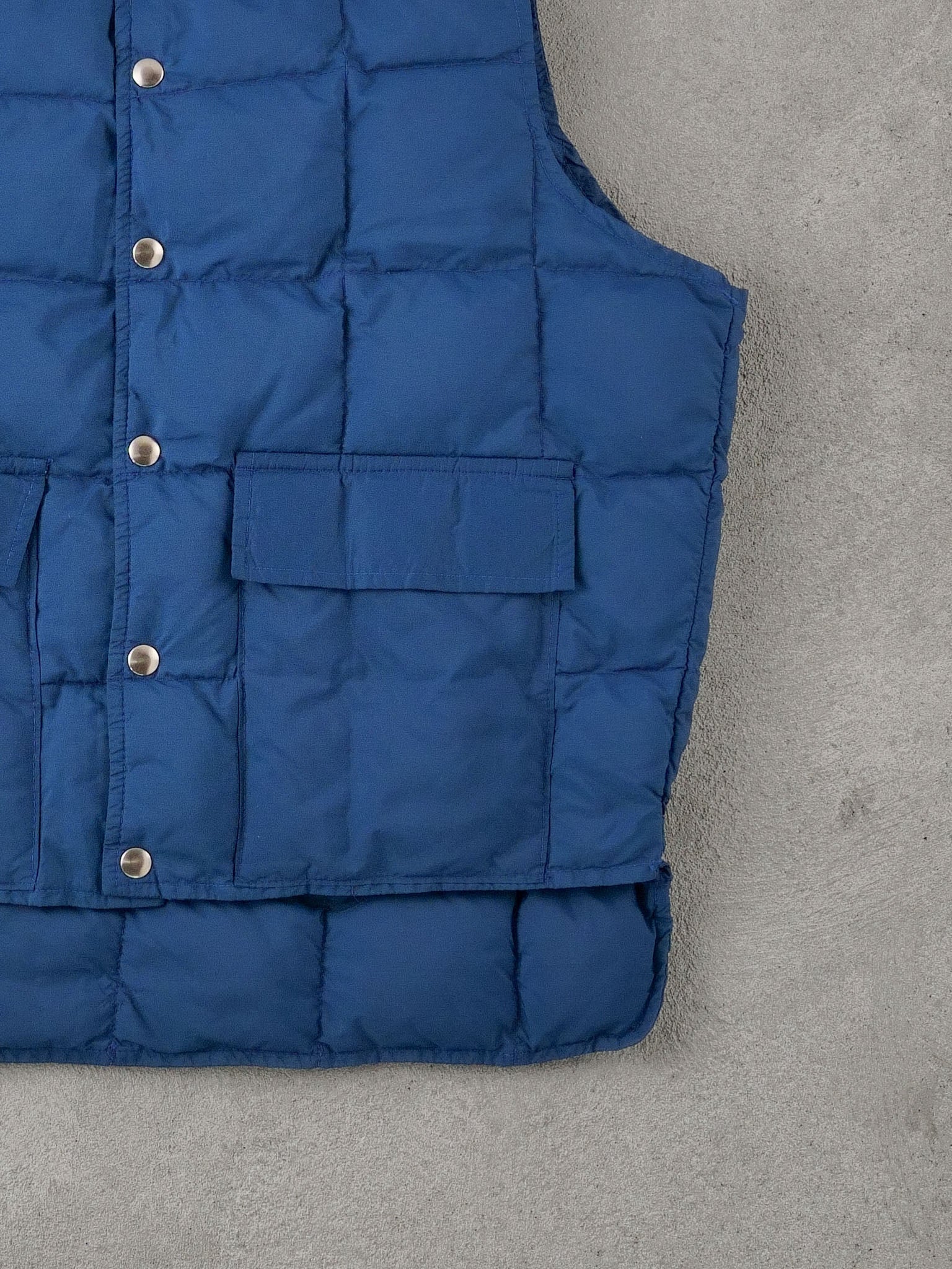 VIntage 90s Blue JC Penny Duck Down Puffer Vest (M/L)