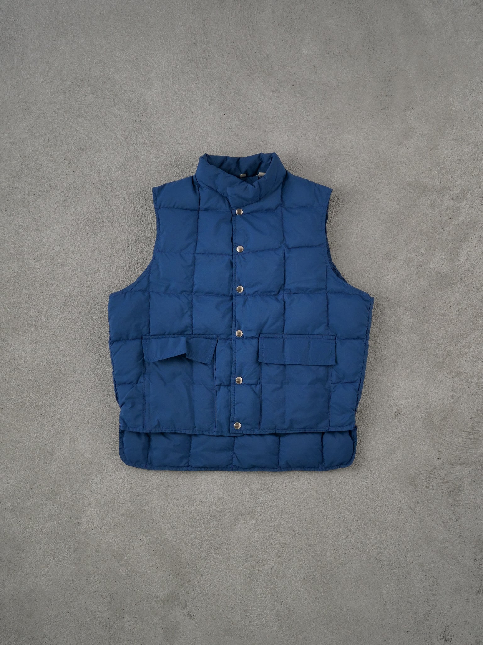 VIntage 90s Blue JC Penny Duck Down Puffer Vest (M/L)